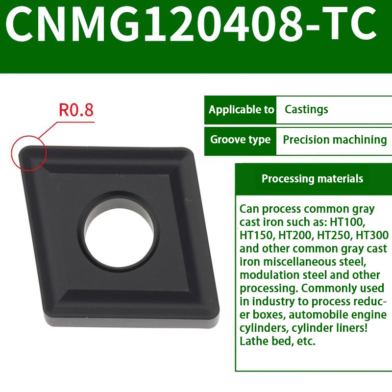 116-CNMG120404 turning blade 120408 steel stainless steel aluminum diamond outer circle alloy blade Shandong Denso Pricision Tools Co.,Ltd.